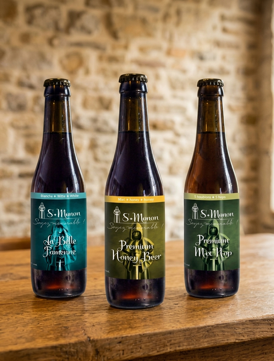 Pierre Jacob et les bières de la Brasserie Saint-Monon
